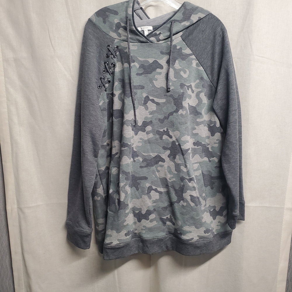 Maurices Gray Camo Hoodie